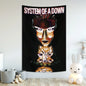 Decobites System Of A Down Rock Band Tapestry - Bohemian Room Decor Polyester Banner