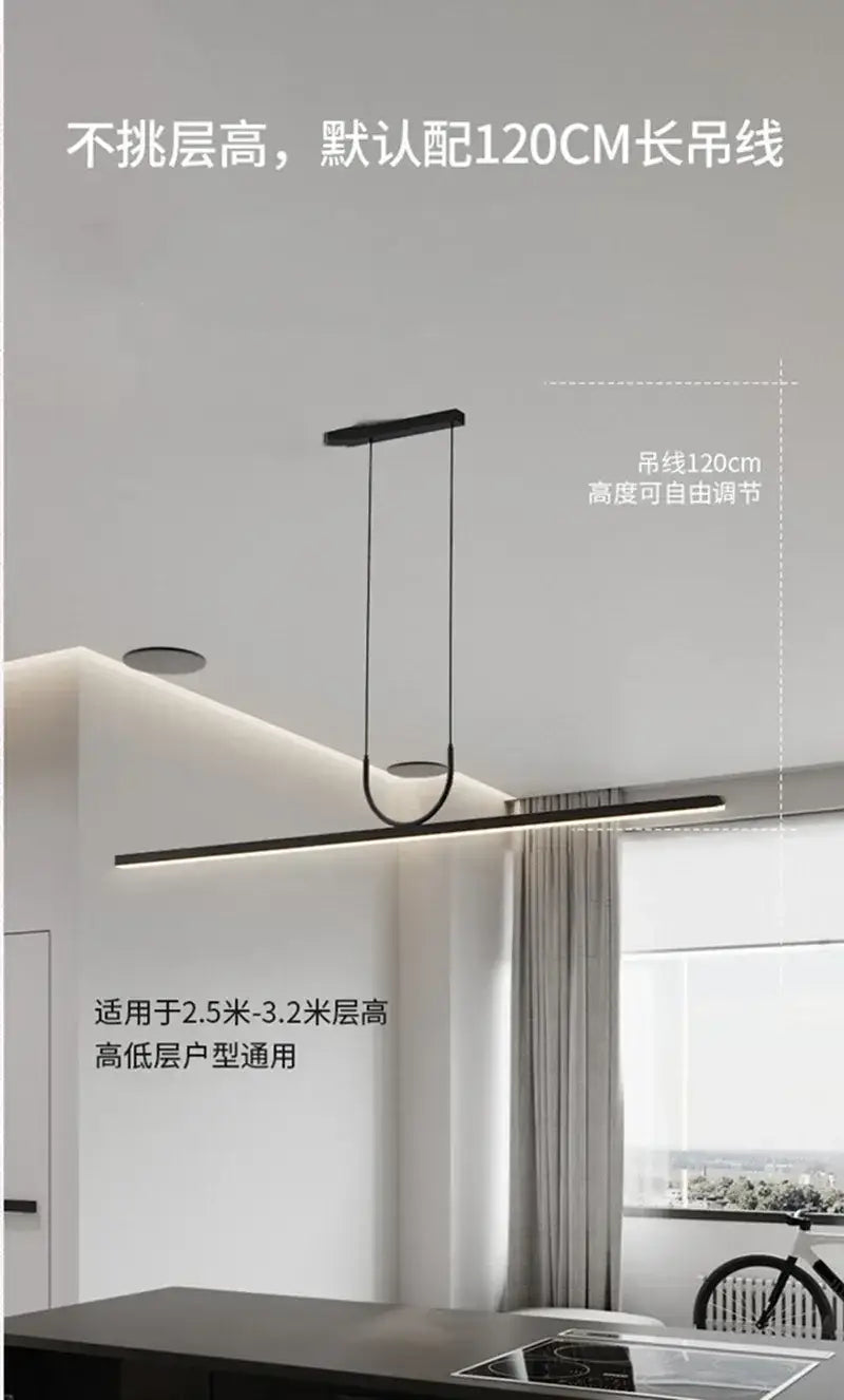 DecorBites™ LED Chandelier for Dining Room - Nordic Minimalist