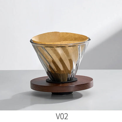 Decorbites™ Cafetera de Vidrio: Tetera Artesanal para Compartir, Taza con Filtro y Tetera
