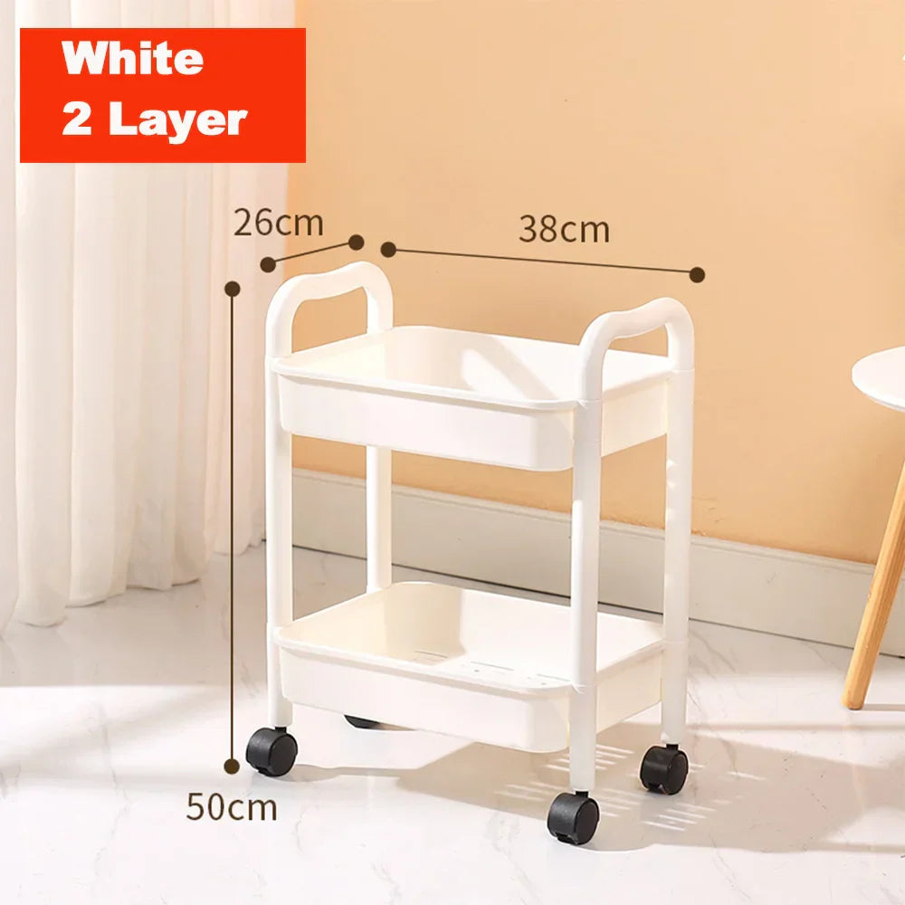 Carrito de Almacenamiento para Cocina Decorbites™ Organizador de Utilidades con Ruedas Estante Carrito de Transeúnte