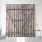 Western Cowboy Farm Wooden Doors Curtains by Decobites for Kitchens, Cafes, and Bedroom