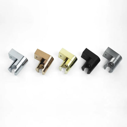 DecorBites™ Gold ABS Shower Head Holder Stand Rotatable Bracket Bathroom Accessories