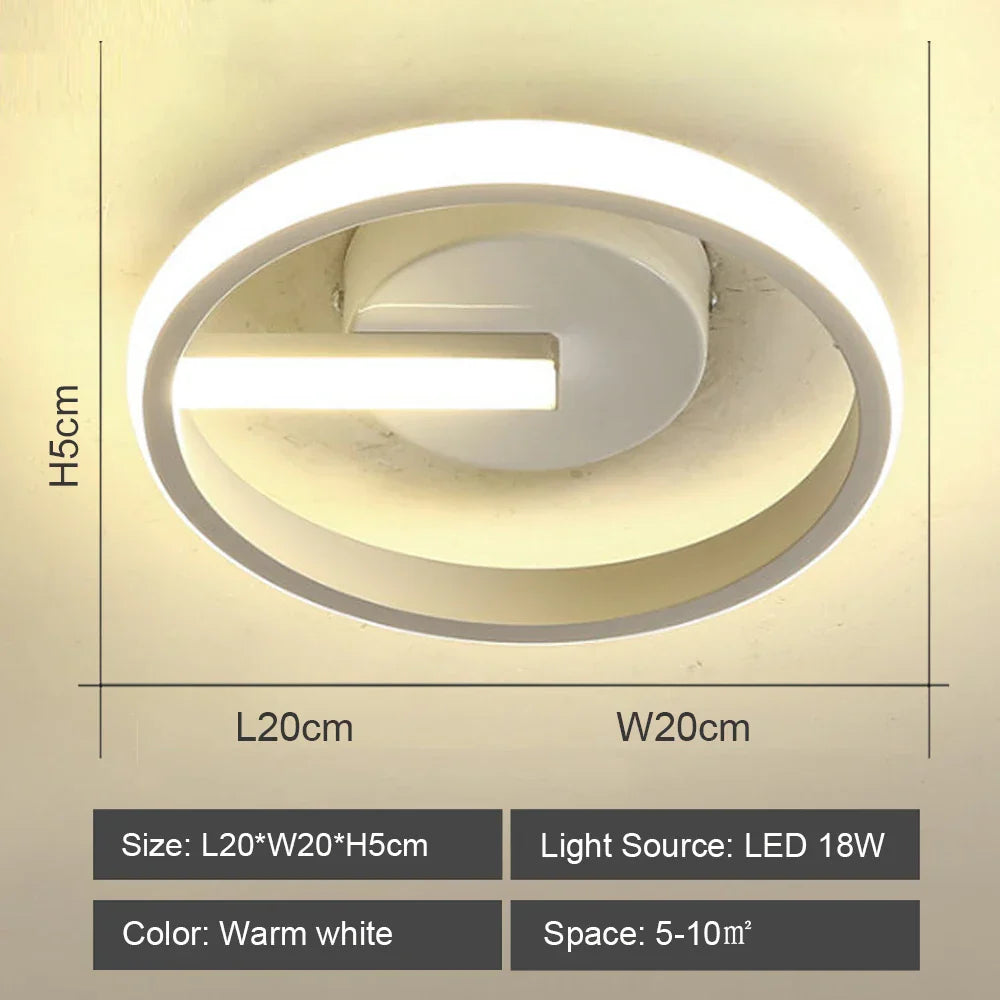 Lámpara de techo LED DecorBites™ para iluminación moderna de salas de estar y dormitorios