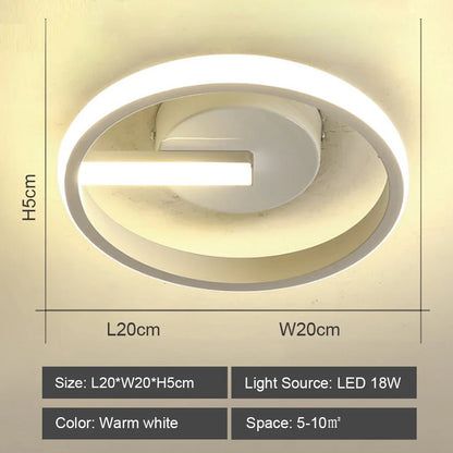 Lámpara de techo LED DecorBites™ para iluminación moderna de salas de estar y dormitorios