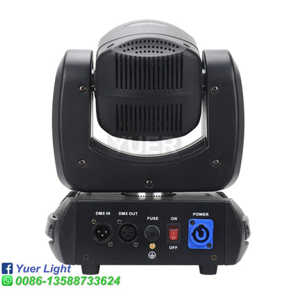Decorbites™ Luz LED de Cabeza Móvil Spot 100W con Prisma para DJ, Escenario y Fiesta