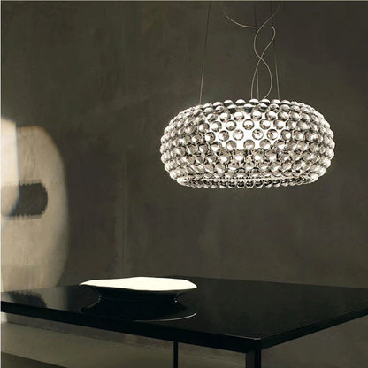 DecorBites™ Caboche LED Chandelier: Artistic Nordic Acrylic Pendant Light for Living Room & Restaurant