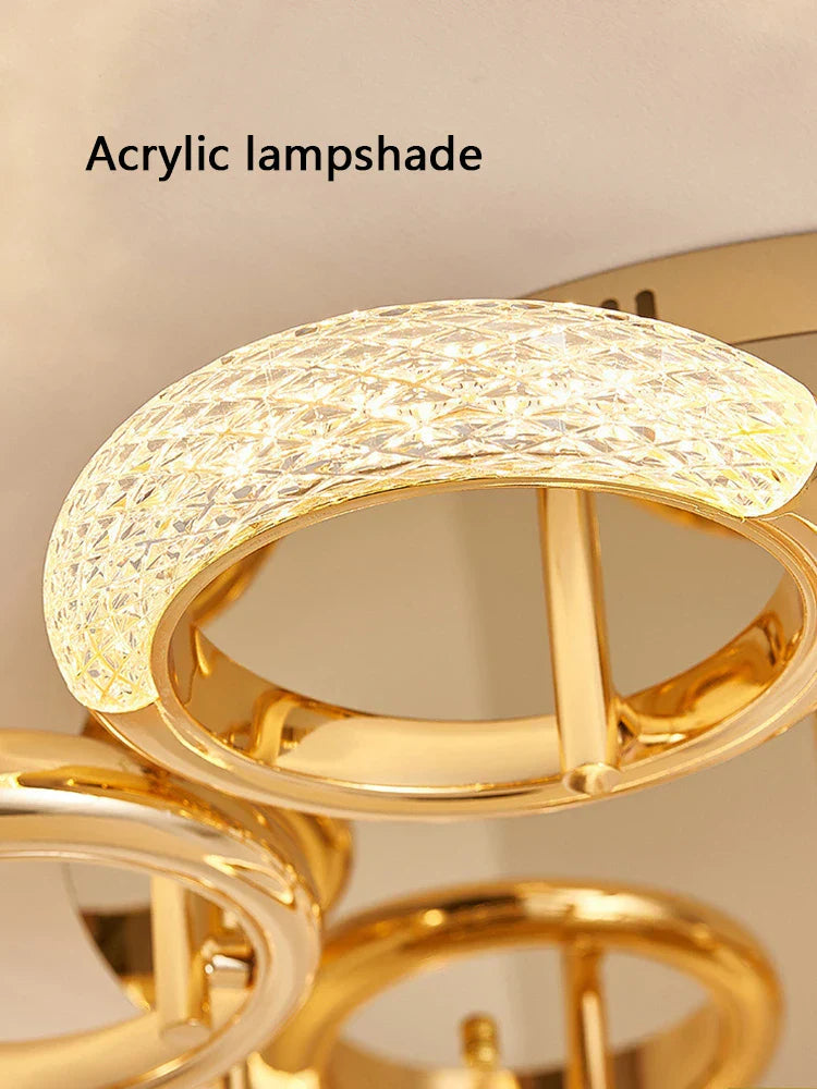 DecorBites™ Circle Ring LED Ceiling Light - Modern Minimalist Luxury Acrylic Bedroom Lighting Fixtures