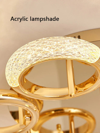 DecorBites™ Circle Ring LED Ceiling Light - Modern Minimalist Luxury Acrylic Bedroom Lighting Fixtures