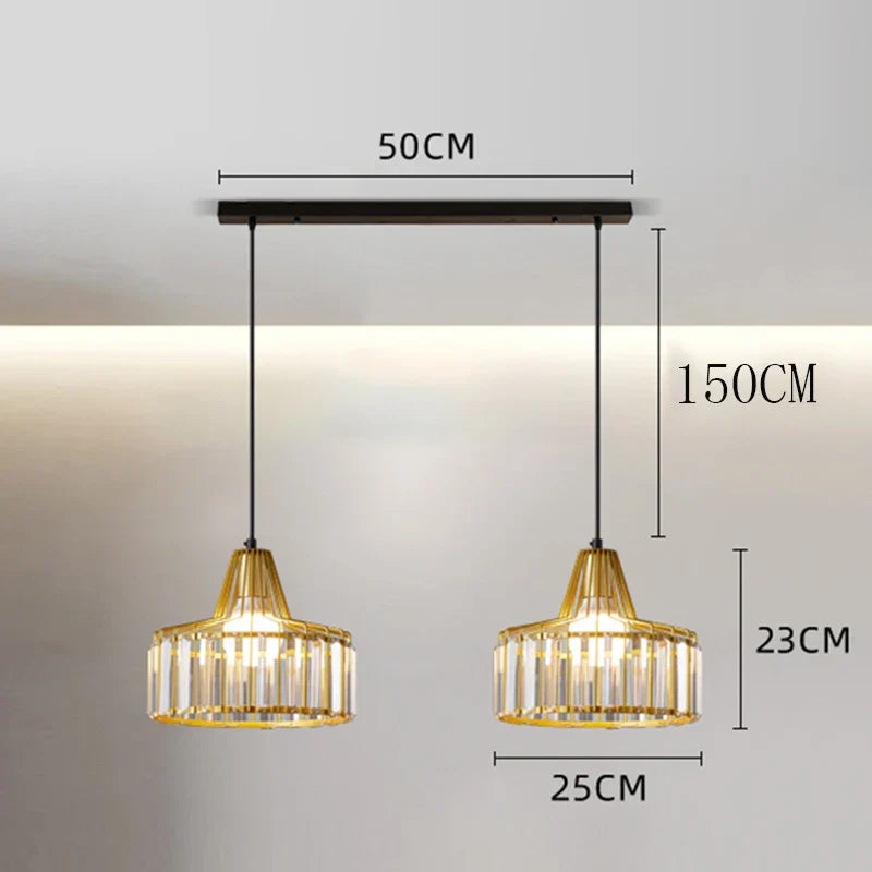 Matte Black LED Chandelier