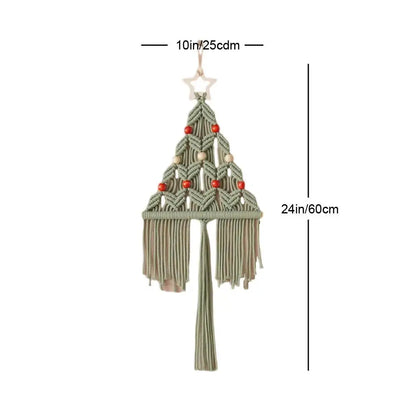 Decobites Boho Christmas Tree Wall Tapestry