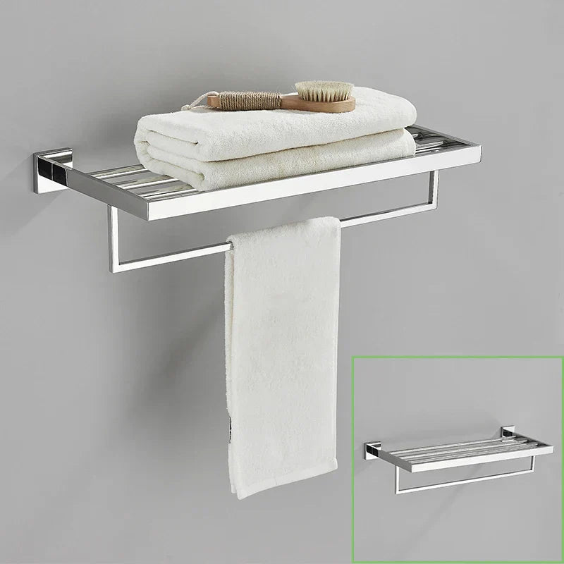 Toallero de pared DecorBites™ de acero inoxidable 304, accesorios de baño