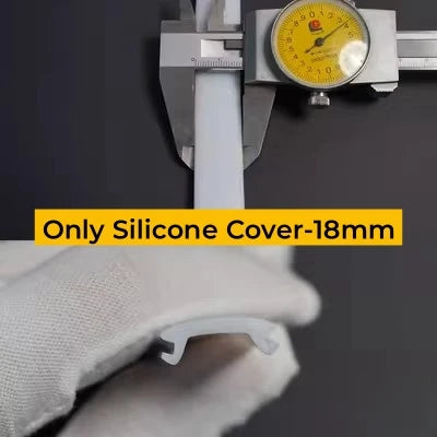 DecorBites™ LED Strip Channel Diffuser for Flexible Replaceable LED Aluminum Profile Light Cover