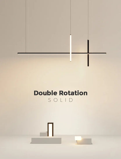 DecorBites™ Dimmable LED Pendant Lights: Modern Minimalist Chandelier for Kitchen, Office, Dining Room
