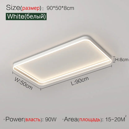 DecorBites™ Bedroom Lamp Ceiling Lights Modern Minimalist Master Bedroom Warm LED Lighting