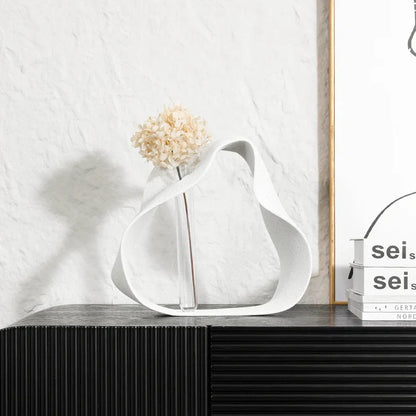 حلقات ديكوربايتس™ الهندسية المجوفة المصنوعة من الراتنج للديكور المنزلي وتنسيق الزهور