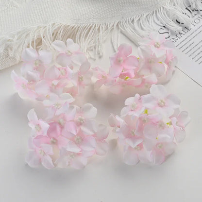 DecorBites™ Hydrangea Flowers: 30Pcs 8cm Fake Flowers for Home Decor, Wedding, DIY Wreaths