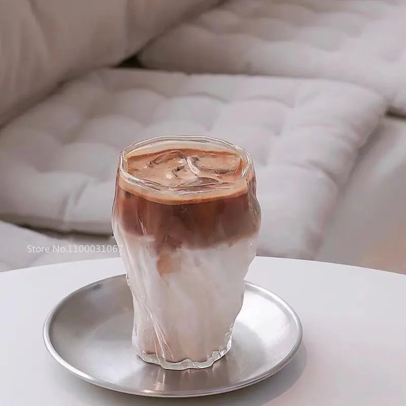 DecorBites™ Heat-Resistant Glass Drinkware Set for Home Bar: Coffee, Wine, Whiskey, Tea, Juice.