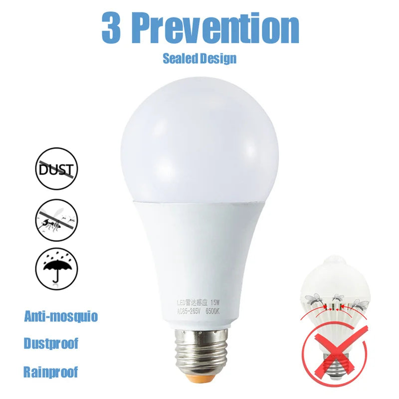 DecorBites™ Dusk to Dawn Outdoor LED Wall Lamp for Porch with Radar Motion Sensor