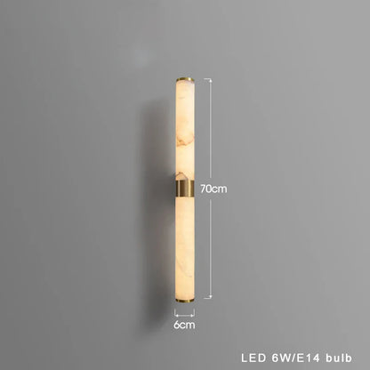 DecorBites™ Black Bronze Brass Marble Wall Lights Dimmable Home Decor Living Room Lighting