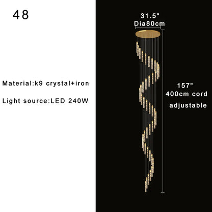 DecorBites™ High-ceiling Room Pendant Lights Adjustable Luxury Fixture