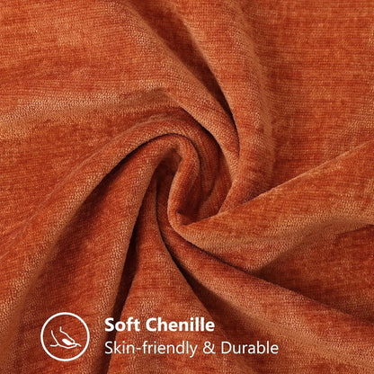 Juego de fundas de cojín DecorBites™ de terciopelo de chenilla de lujo para una decoración elegante de la sala de estar