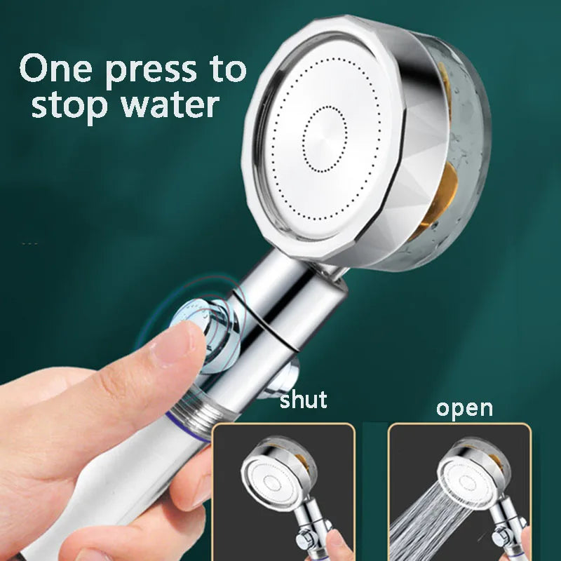 Brushed Nickel Filter Shower
