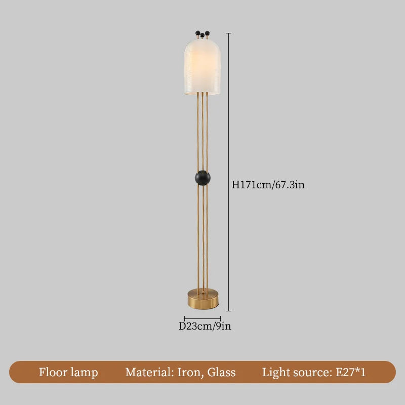 DecorBites™ Glass LED Chandelier: Elegant Ceiling Light for Home Decor and Ambiance