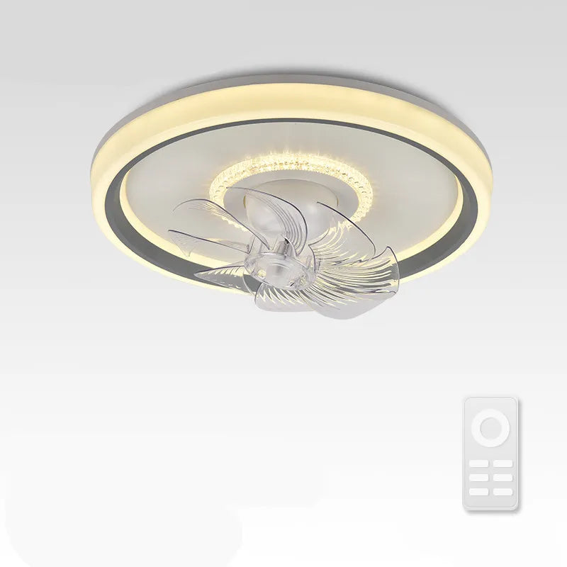 DecorBites™ 6-Speed LED Ceiling Fan Light for Living Room - 360° Rotation