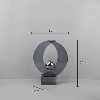 ديكوربايتس™ - تمثال كريستال هندسي للديكور المنزلي