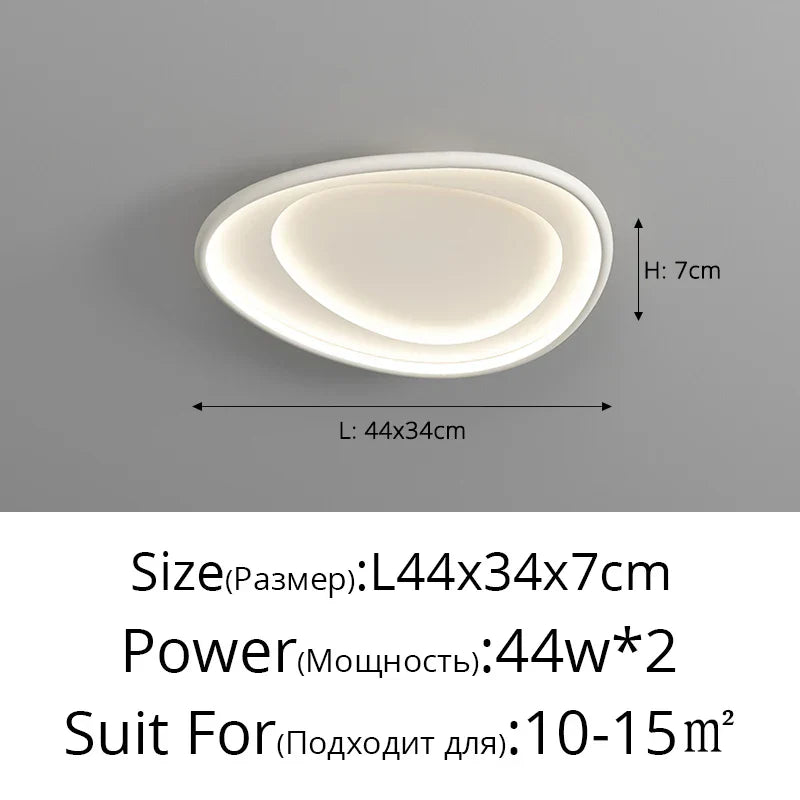 DecorBites™ LED Chandeliers White Chrome Kitchen Light Fixture Modern Home Lighting