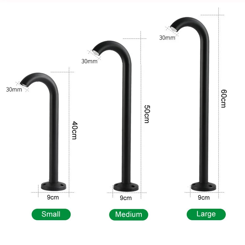 DecorBites™ LED Outdoor Aluminum Pillar Courtyard Garden Bollard Light for Modern Landscape Lighting