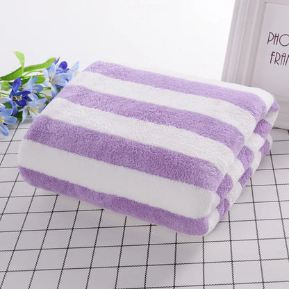 Decobites Microfiber Bath Towel Sets for Soft Absorbent Quick Drying Adults