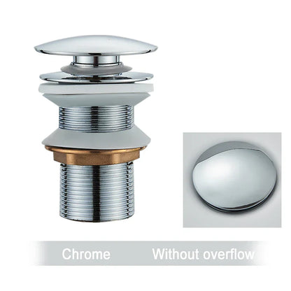 DecorBites™ Black Gold Pop Up Drain for Sink - Faucet Accessory Kit