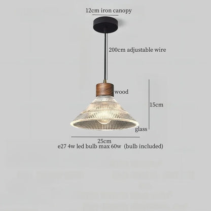 DecorBites™ Glass LED Pendant Light - Modern Nordic Hanging Lamp for Home and Dining