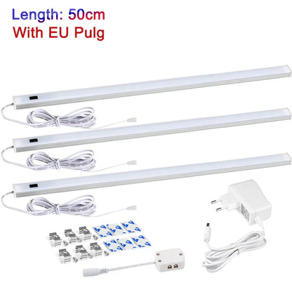 DecorBites™ LED Under Cabinet Light Hand Sweep PIR Motion Sensor Wardrobe Lamp