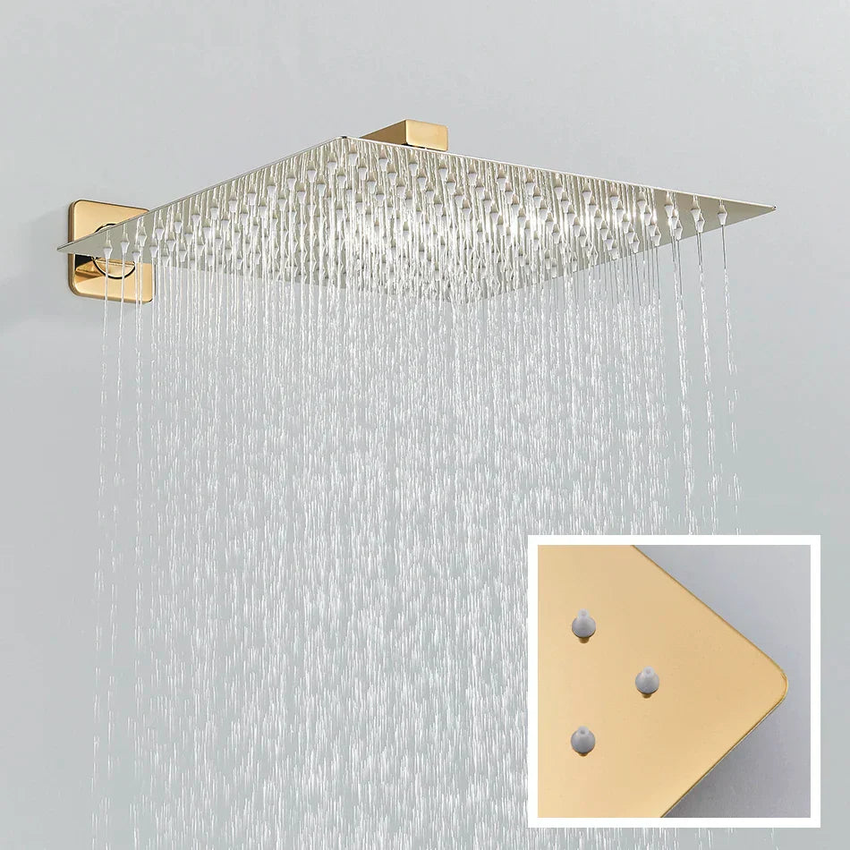 Gold Digital Shower Set