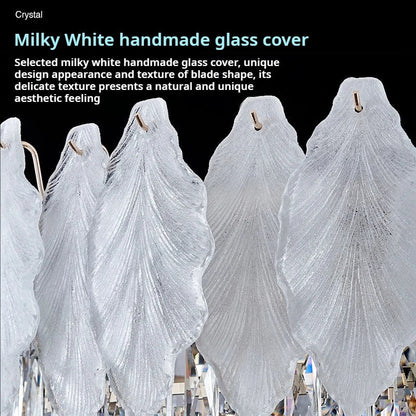 DecorBites™ Crystal Chandelier: Modern Elegance for Living Room, Bedroom - High-End Luxury Lighting