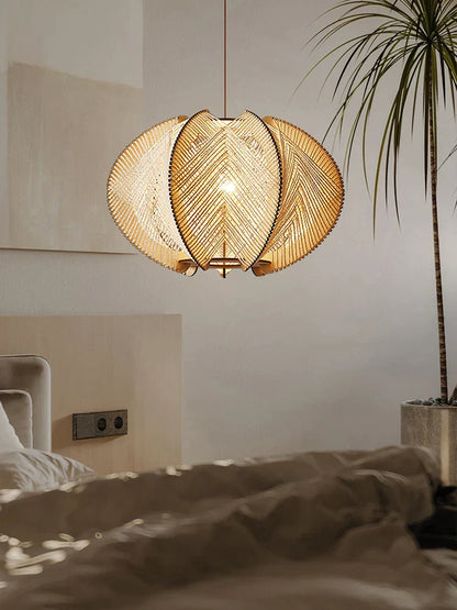 DecorBites™ Handmade Rattan Pendant Lamp for Seaside Homes & Resorts