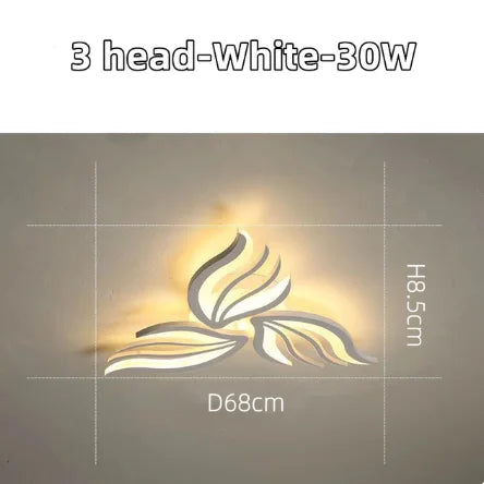 DecorBites™ LED Panel Ceiling Light Dimmable Fixture for Modern Bedroom, Living Room, Kitchen