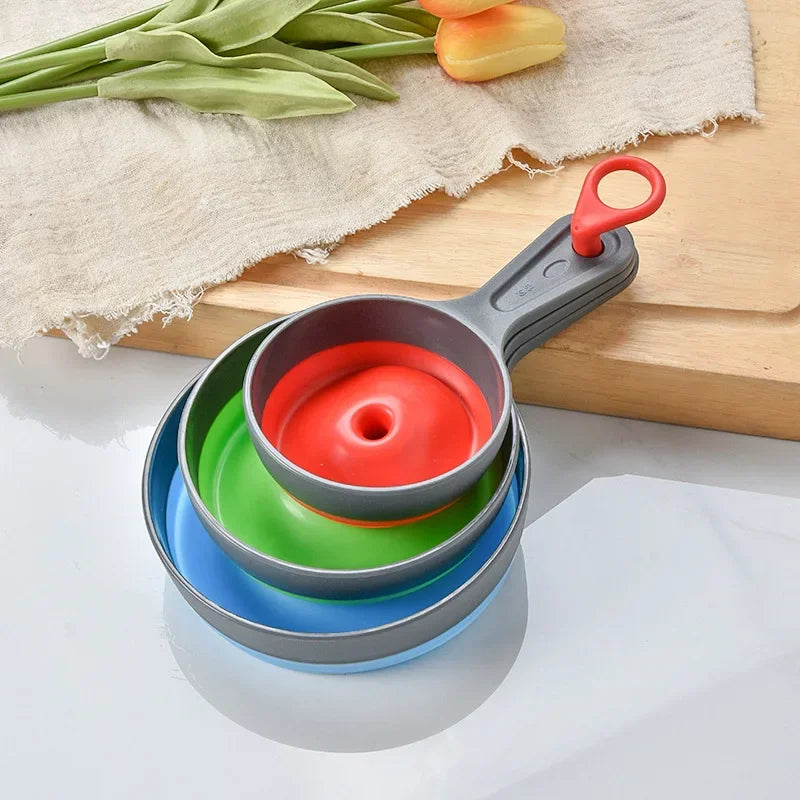 Silicone Folding Funnel Set