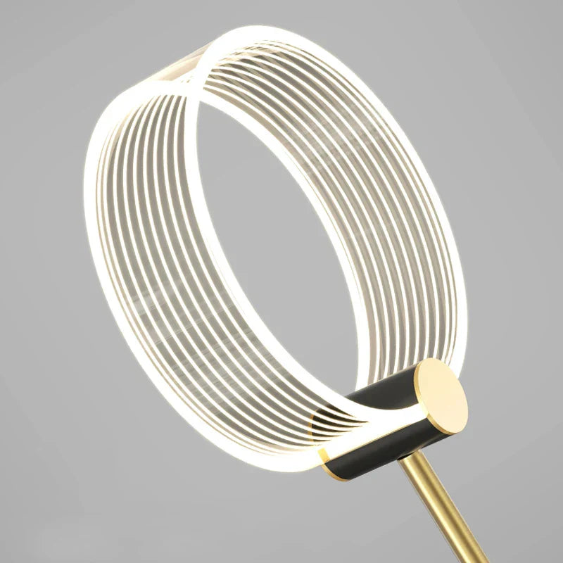 DecorBites™ Gold Luxury LED Pendant Light for Living Room, Bedroom, Restaurant, Bars - Modern Art Indoor Ceiling Lamp