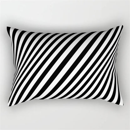 طقم غطاء وسادة للخصر بتصميم هندسي مموج من DecorBites™