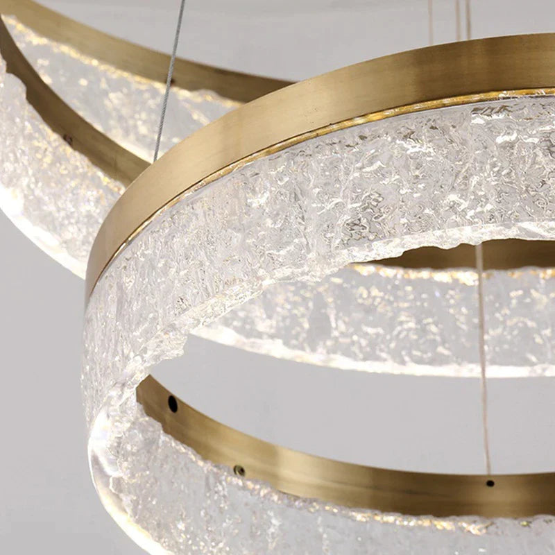 DecorBites™ Gold LED Chandeliers for Elegant Home and Hotel Decor