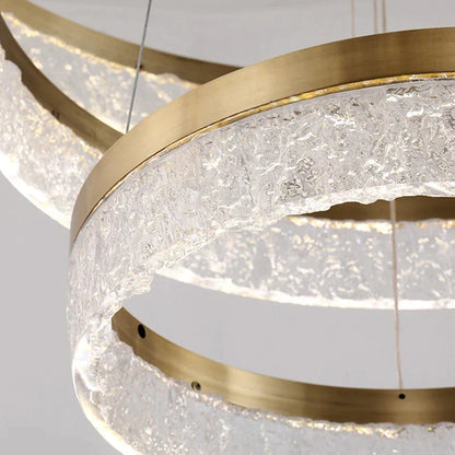 DecorBites™ Gold LED Chandeliers for Elegant Home and Hotel Decor