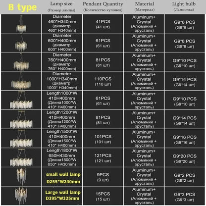 DecorBites™ Gold Crystal Branch Chandelier | Modern Luxury Round Ceiling Light