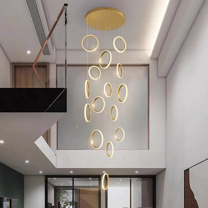 DecorBites™ LED Pendant Lights: Modern Simplicity for Living Room, Dining Area, Staircase Chandelier