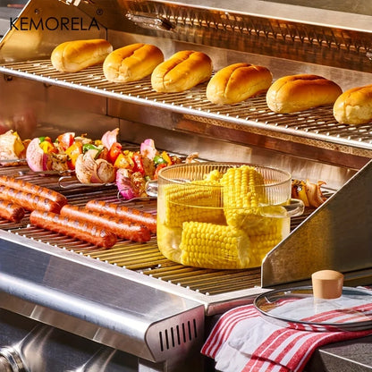 DecorBites™ Heat-Resistant Glass Cooking Pot with Lid - 1.6L | Versatile Soup and Stock Pot