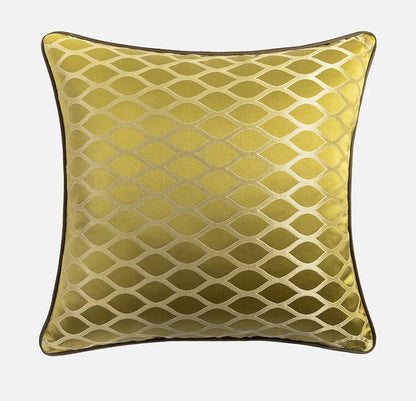 DecorBites™ Baroque Floral Geometry Jacquard Cushion Covers - European Classical Decor, 45x45cm