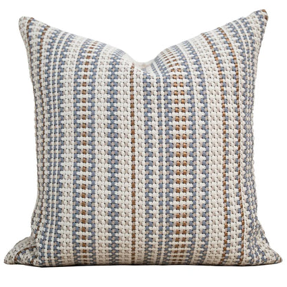 Funda de cojín DecorBites™ Italian Light Luxury Brown para una decoración sofisticada del hogar.