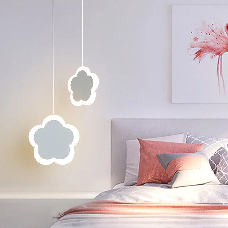 DecorBites™ Heart Blossom Butterfly LED Chandelier for Children's Room